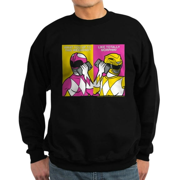 CafePress - Power Rangers On Their C - Classic Crew Neck Sweatshirt