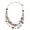 NK_10061_Red, variant on Newest Multi Layer Chain Crystal Colored Glaze Statement Women Strand Necklace