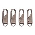 thumbnail image 1 of HLONK 4-Pack Universal Zipper Pulls - Durable Metal Replacement Sliders for Bags Clearance -, 1 of 4