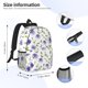 thumbnail image 5 of Easygdp Purple Chicory Mochila Ligera de 15 Pulgadas para Estudiantes, Mochila Cómoda para la Escuela y Viajes, Correas Ajustables, 5 of 6