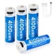 thumbnail image 1 of Pilas AA de litio recargables insziii 4100 mAh, paquete de 4, 1 of 7