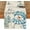 Blue, variant on mubwai Xmas Trees Let It Snow Blue Snowman Christmas Table Runner, Seasonal Winter Holiday Kitchen Dining Table Decoration for Home Party Decor 13x72 Inch