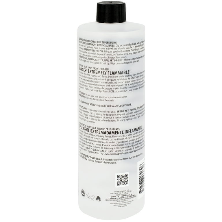 Acetone Pure Acrylic Nail Remover Nail Polish Remover 99.8% Pure Chem
