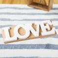 thumbnail image 3 of Centro de mesa de amor, letra de madera, mesa de amor, decoración de letras de madera, letrero independiente de amor, eleva tu experiencia Jadeshay A, 3 of 8
