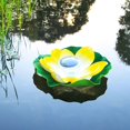thumbnail image 3 of Lámpara flotante para piscina, luces solares de loto, impermeable, Led, jardín de flores, lámpara de linterna solar, flor de loto, linterna solar flotante para exteriores, Garde, 3 of 5