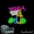 thumbnail image 4 of Handmadetneonsign Tequila Cheaper Than Therapy Neon Sign, Tequila Wall Art Decor, Cocktails Bar Beer Wall Decor, 4 of 5