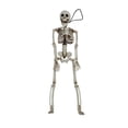 thumbnail image 2 of 1 Posing Halloween Skeleton Decorations 19X5 Inch Posable Skeleton Spooky Decor for Indoor Outdoor Haunted House Halloween Party 1 Pack, 2 of 7