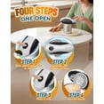 thumbnail image 3 of Electric Can Opener Smooth Edge,Kitchen Can Opener for Seniors with Arthritis, One Touch Side Cut Fits Most Can Sizes, Left-Handed Friendly, Ideal Holiday Gift, 3 of 8