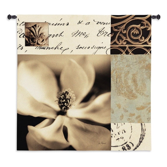FineArtTapestries 3117-WH Magnolia Montage Small Wall Tapestry