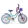"Micargi Ellie 20"" Girls Cruiser Bike Baby Blue/Purple"