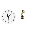 thumbnail image 1 of Reloj de pared,Reloj de pared con bailarina,reloj decorativo colgante.,Figura de escritorio,Estante de estatua de caballo para escritorio,oficina,decoración del hogar,Figura decorativa de, 1 of 8