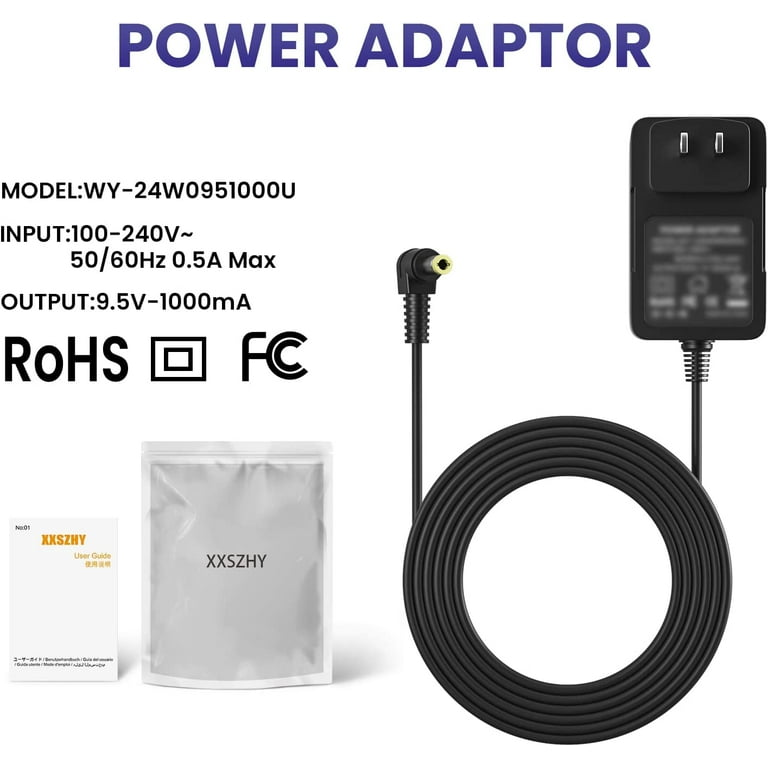 Dc Power Cord Casio Keyboard AC DC Adapter Power