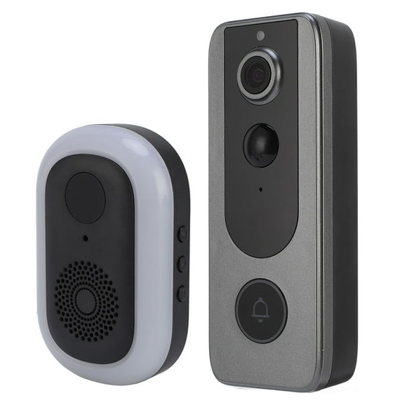 Doorbell Camera, Motion Detection IP65 Rain Proof WiFi Doorbell Camera with Indoor Ding Dong Machine for Apartment
