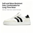 thumbnail image 4 of Women's fashion sneakers Non Slip Retro Casual Classic Lace-Up Sneakers for Daily Work, Skateboarding, Walking, Unisex German Trainer Shoes, 4 of 7