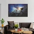 thumbnail image 6 of Jesus Greg-Olsen Worlds Without End Wall Art Poster Scroll Canvas Painting Picture Living Room Decor Home 16x24inch(40x60cm), 6 of 6