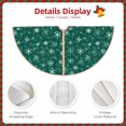 thumbnail image 3 of Haiem Christmas Snowflakes Pattern Christmas Tree Skirt Merry Christmas Party Christmas Tree Decoration,New Year Decorations-30", 3 of 6