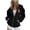 j2-Black, variant on Womens Casual Long Sleeve Zip Up Hoodie Cancer Awareness Month Print Hooded Sweatshirt Fall Jacket With Pockets