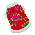 thumbnail image 1 of Ropa de invierno para gatos, abrigo para gatos, mono cómodo para clima frío, abrigo de flores grandes, ropa para gatos, disfraz para mascotas, ropa SG, 1 of 8