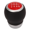 thumbnail image 1 of Bouton, Tête de Levier de Vitesses 6 Vitesses Poignée Confortable Cuir Artificiel pour Voitures Rouge, 1 of 8