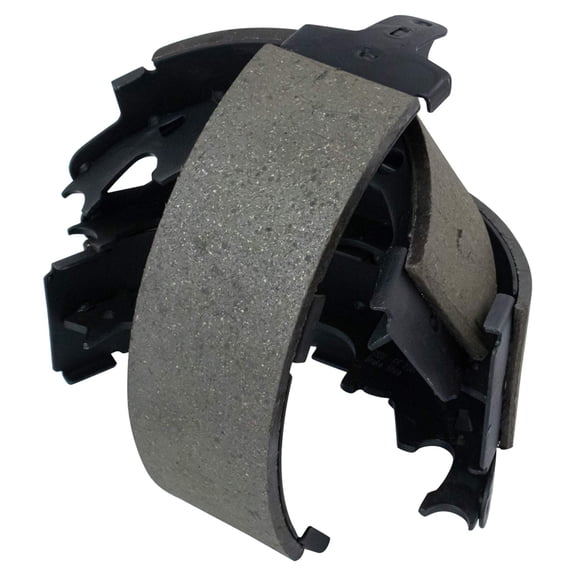 TRQ Rear Bonded Drum Brake Shoes Set for Dodge Chrysler Jeep Plymouth