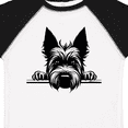 thumbnail image 4 of Inktastic Peeking Scottish Terrier Boys or Girls Toddler T-Shirt, 4 of 5