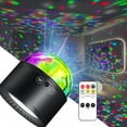 thumbnail image 4 of SONGAUN Glow Right Disco Wall Light – Cordless Rechargeable LED Wall Sconce with Remote Control, 3 Color Temperatures & Sound-Activated Disco Ball Mode, for Bedroom, Living Room, 4 of 7