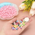 thumbnail image 3 of Uxcell Perles Rondes 8mm, Perles Acryliques Rouges et Blanches Arc-en-Ciel Perles Colorées pour Fabrication de Bijoux Fournitures pour Bracelets Colliers, 100 Pcs, 3 of 6