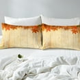 thumbnail image 3 of Erosebridal Housse de Couette Feuilles d'Érable d'Automne Double, Ensembles de Literie Botanique d'Automne Format Double, Réversible 3 Pcs (Sans Couette), 3 of 7