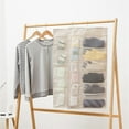 thumbnail image 5 of AnuirheiH Closet Hanging Organizer with Mesh Pockets & Rotating Metal Hanger,Dual Sided Wall Shelf Wardrobe Storage Bags,Non-woven Space Saver Bag for Bra Underwear Underpants Socks(24 Pocket), 5 of 5