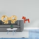 thumbnail image 2 of Tirador De Latón Con Forma De Lazo Para Cajones De Cocina Y Tocador De Baño Con Figura Coleccionable De Caballo De Dala Sueco Para Decoración De Estanterías O Entrada, 2 of 8