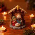 thumbnail image 3 of Nativity Set,Resin Holy Family Nativity Figurine,Christmas Nativity Scene Sets for Tabletop Holiday Home Chapel Christmas Indoor Decorations, 3 of 10