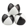 thumbnail image 4 of 3x pelotas de malabarismo suaves juguetes de lanzamiento duraderos 63mm/2,48 ''entrenamiento deportivo para adultos espectáculo cesta de Pascua Blanco negro, 4 of 8