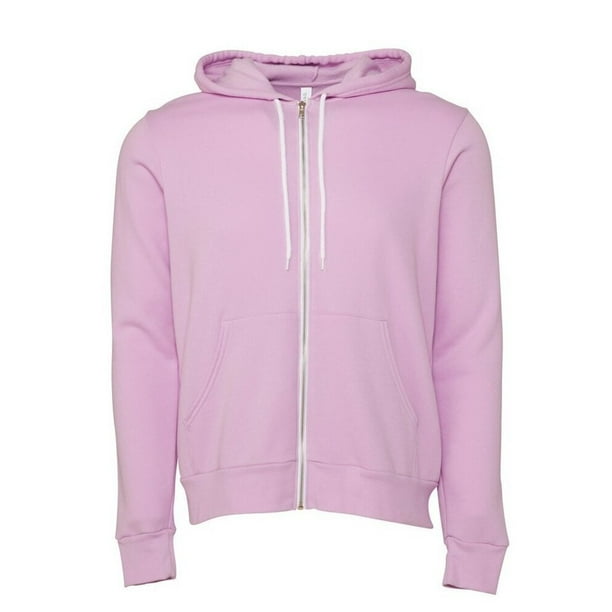 Bella + Canvas - Sudadera Cremallera Completa para Adultos Unisex (Lila)