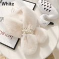 thumbnail image 1 of Bufanda cruzada de felpa suave con hebilla de perla para mujer, calentador de cuello cálido, elegante, cuello de piel de conejo falso, bufanda de redecilla para mujer, Invierno Fivean unisex, 1 of 2