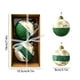 thumbnail image 2 of Ornamentos de Vidrio Brillante, Bolas Colgantes para Árbol y Ventana, Decoración Festiva de Navidad, 2 Paquetes de Orbes de Estrella, Ornaments de Cristal de Cristal, Adornos Navideños de, 2 of 9