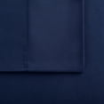 thumbnail image 3 of Serta Simply Clean 3-Piece Navy Solid Bed Sheet Set, Twin-XL, 3 of 10