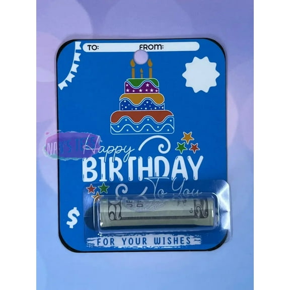 Birthday Money Card Holder (123)