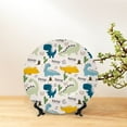 thumbnail image 6 of Kdxio Childish Dinosaur Bone China Decorative Plate Ceramic Decorative Plate for Home Office Wall Stand Decorative Plates for Home Bedroom-7in, 6 of 6