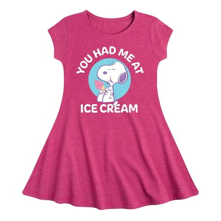 

Peanuts - You Had Me At Ice Cream - Youth Girls Fit & Flare Dress