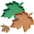 thumbnail image 1 of Dish Water Food Bowl, 2 Pieces Leaf Shaped Food Water Bowls Reptile Feeding Bowl For Drinking And Eating Turtle Corn Snake Crawling Pet, 1 of 5