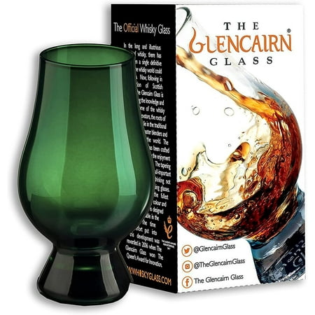 Glencairn Green Whisky Glass in Gift Carton