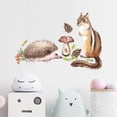 thumbnail image 3 of A set of creative squirrel hedgehog wall sticker, wall sticker wall decoration, 3 of 5