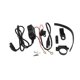 thumbnail image 1 of Chargeur USB moto double USB A 12 V-24 V universel résistant à l'eau avec voltmètre interface SAE pour guidon bleu, 1 of 1