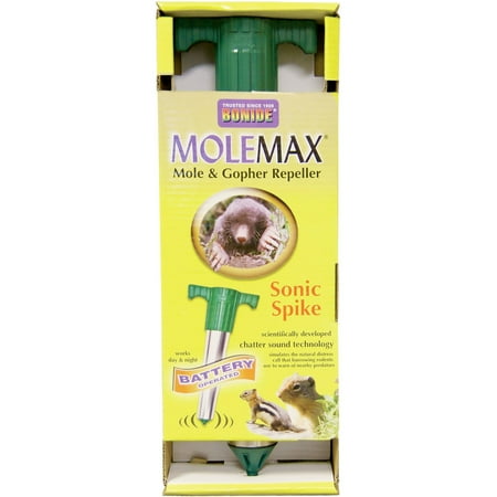 Bonide 61118 Battery Operated MoleMax Sonic Spike