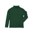 thumbnail image 2 of Leveret Kids Cotton Turtleneck Uniform Green 2 Year, 2 of 3