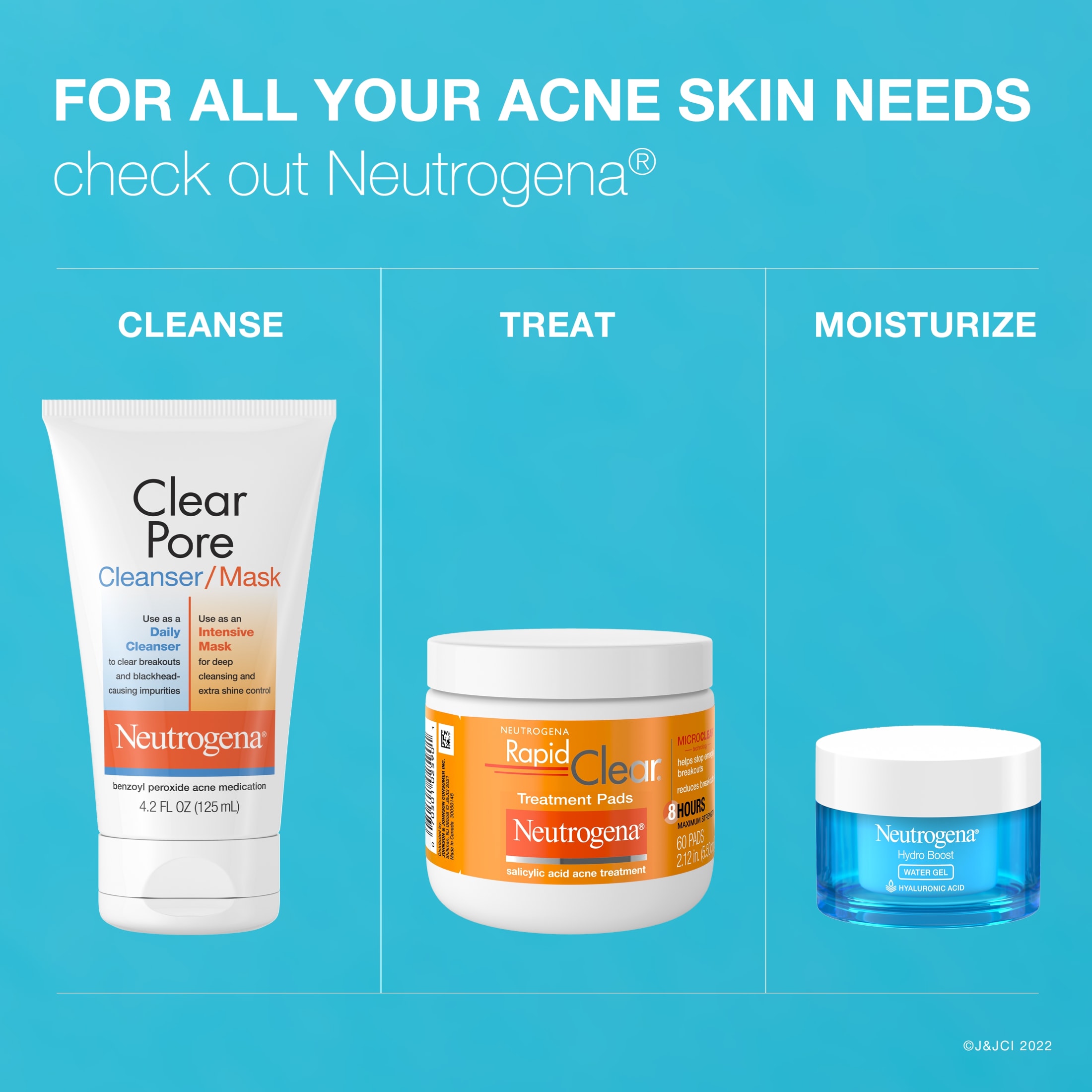 Neutrogena Clear Pore Benzoyl Peroxide Face Wash & Mask, 4.2 oz photo 5