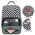 thumbnail image 2 of Mochila Kouxunt a cuadros para portátil de 15.6 pulgadas para mujeres y niñas, 2 of 5