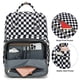 thumbnail image 2 of Mochila Kouxunt a cuadros para portátil de 15.6 pulgadas para mujeres y niñas, 2 of 5