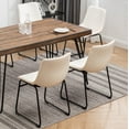 thumbnail image 5 of Roundhill Furniture Aryven Industrial 30'' Height 7-Piece Dining Set,Up to 6 Seat, Antique White, 5 of 14