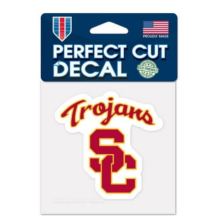 USC Trojans 4x4 Perfect-Cut Car Auto Decal (Best New 4x4 Deals)